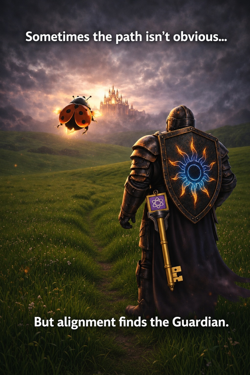 GUARD walking a path